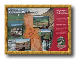 Map of Pennine Bridleway